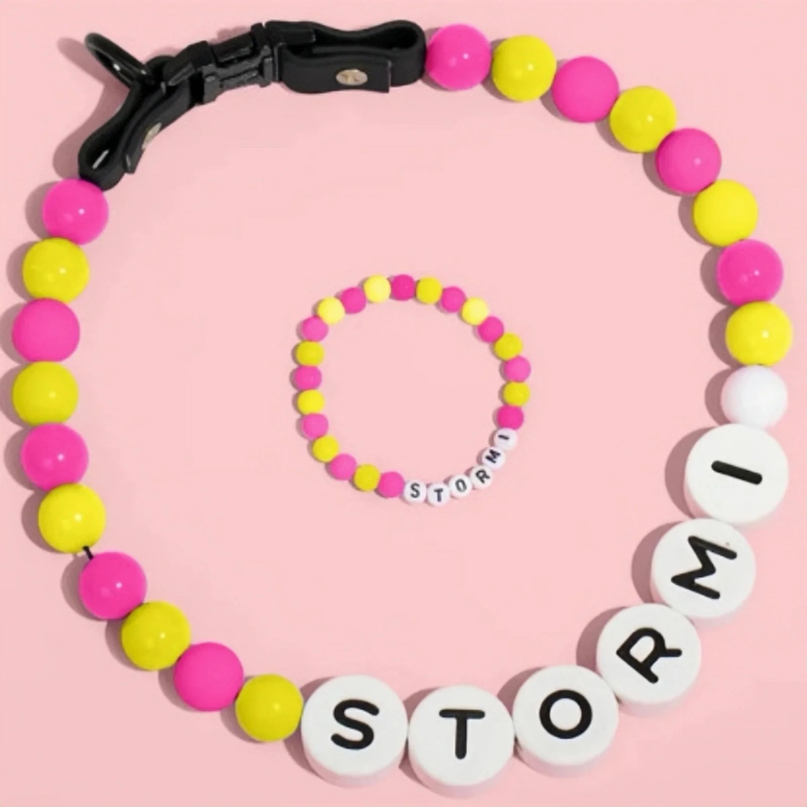 Custom Beaded Dog Collar